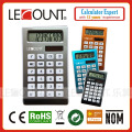 10 chiffres Calculatrice d&#39;ordinateur à double alimentation en aluminium et ABS (LC528)